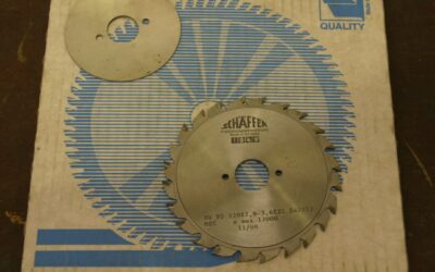 Vorritz Kreissägeblätter 120 x 2,8-3,6 mm von Schäffer - zweiteilig, verstellbar