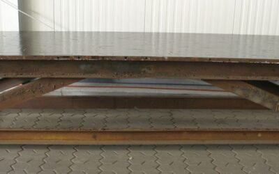 Alternative view of Aufspannplatte von Stahl - Abmessungen 4000/1210/H830 mm