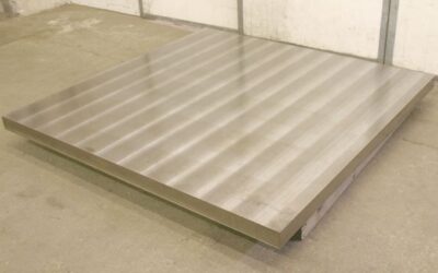 Aufspannplatte von Stahl - 1750/1750/H80 mm