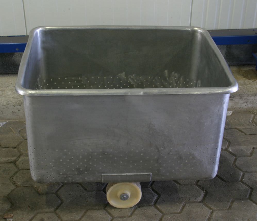 Mengmulde von Edelstahl - Typ 220 Liter – Bild 2