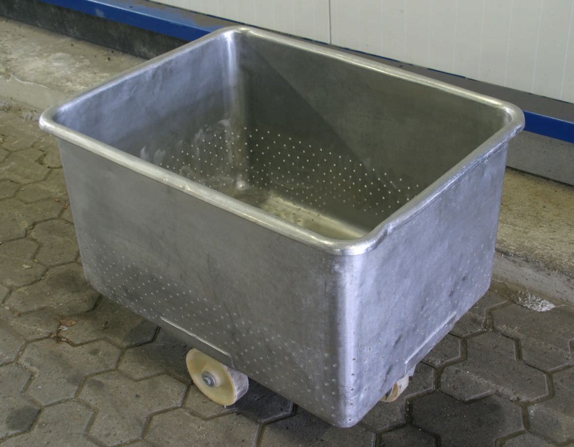Mengmulde von Edelstahl - Typ 220 Liter – Bild 3