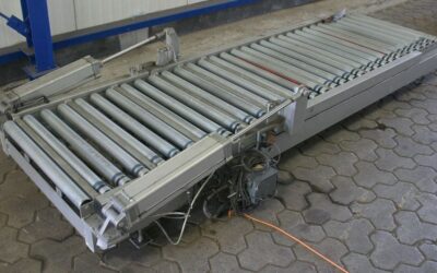 Rollenbahn angetrieben 800 x 3150 mm von unbekannt - mit Wendeeinheit