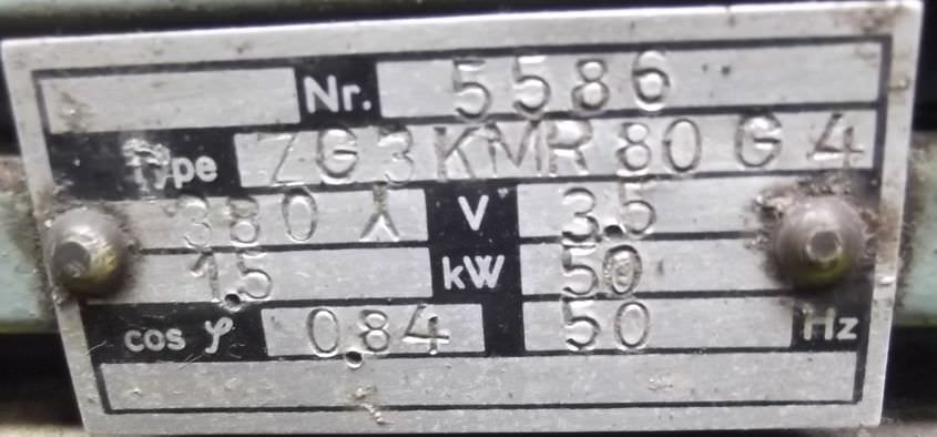 Getriebemotor 1,5 kW 50 U/min von VEM - ZG3KMR80G4 – Bild 4