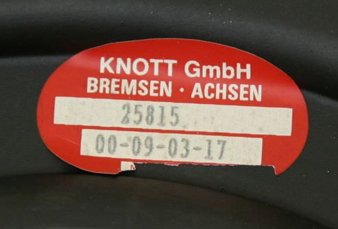 Bremsbacken- Satz von GSL Knott - 00-09-03-17 – Bild 4