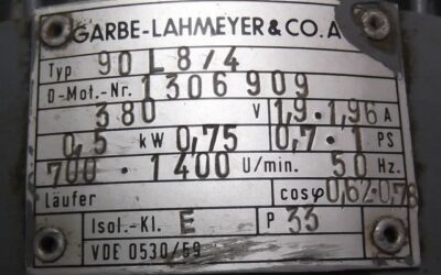 Getriebemotor 0,55/0,75 kW 25/50 U/min von Köllmann - ZS4-B3 – Bild 5