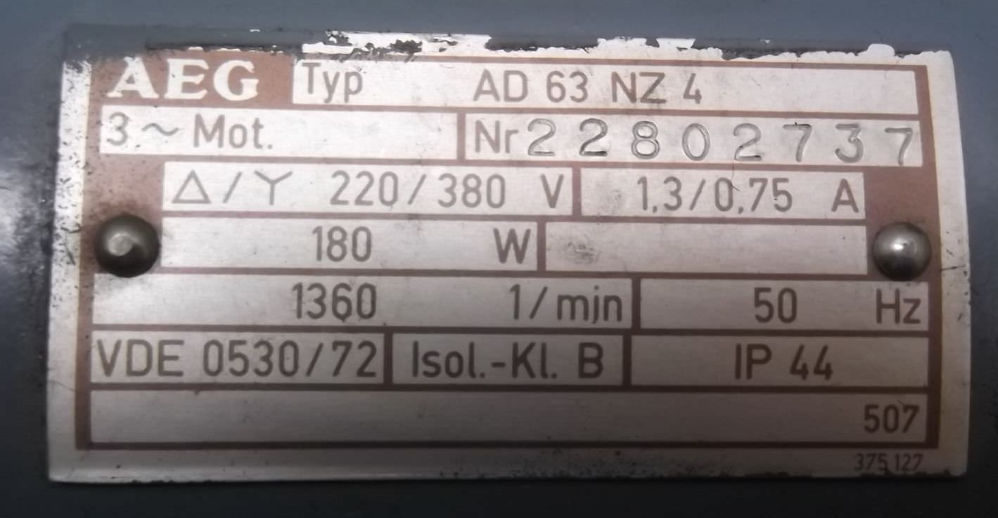 Getriebemotor 0,18 kW 97 U/min von Bonfiglioli - MVF44/F – Bild 5