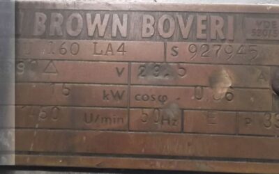 Elektromotor 15 kW 1450 U/min von Brown - QU160LA4 – Bild 4