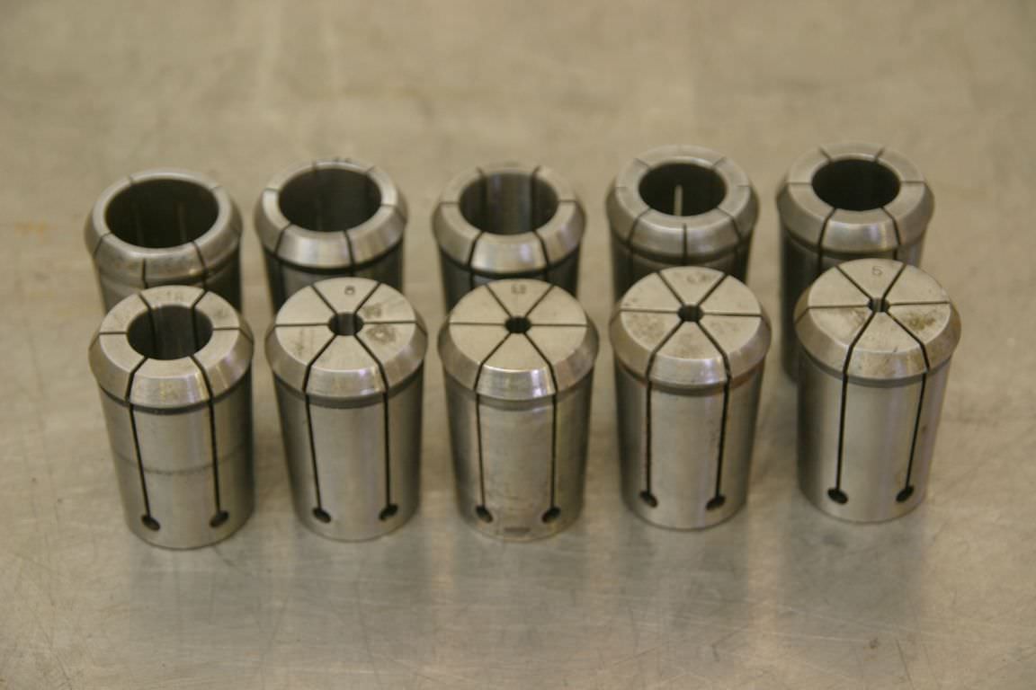 Spannzangenhülsen 12 Stück von unbekannt - verschiedene Grössen