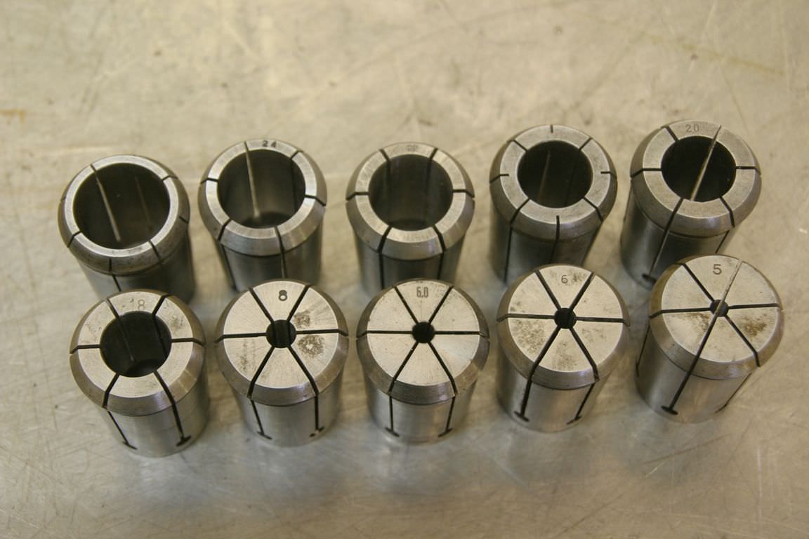 Spannzangenhülsen 12 Stück von unbekannt - verschiedene Grössen – Bild 2