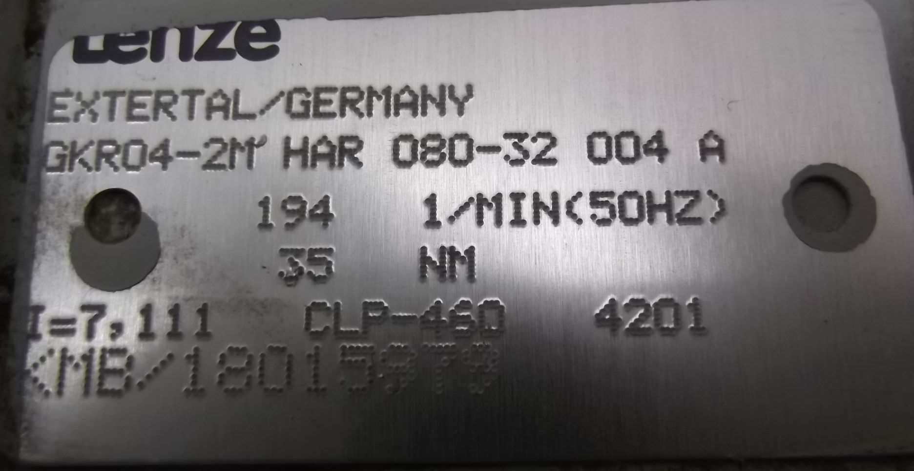 Getriebemotor 0,75 kW 194 U/min von Lenze - MDXMA1M080-32 – Bild 4