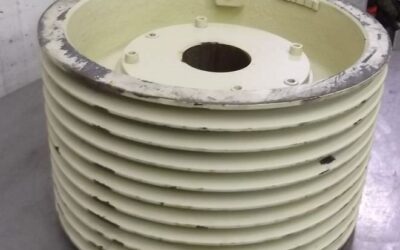 Alternative view of Keilriemenscheibe 10 rillig von Guss - SPC 460-10 (22 mm)