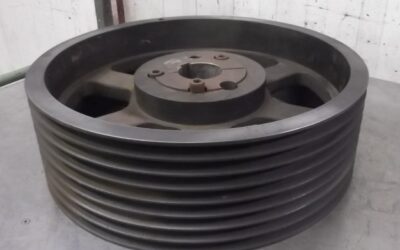 Keilriemenscheibe 8 rillig von Guss - SPB 507-8 (17 mm)