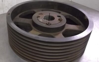 Alternative view of Keilriemenscheibe 8 rillig von Guss - SPB 507-8 (17 mm)