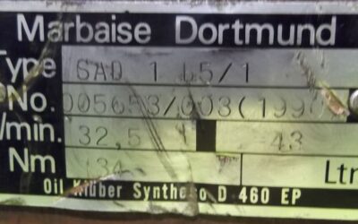 Getriebemotor 0,55 kW 32,5 U/min von Marbaise - SAD1b5/1 – Bild 5