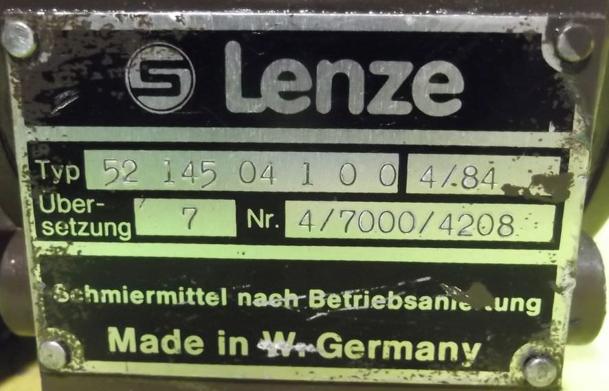 regelbarer Getriebemotor 0,55 kW 46-264 U/min von Lenze - 11.715.03.04 – Bild 4