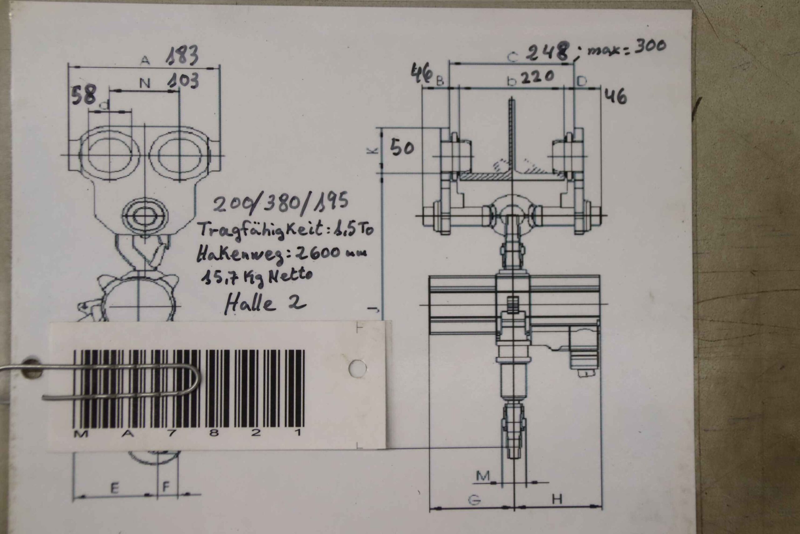 Kranfahrwerk von Gedi - 1500 kg – Bild 7