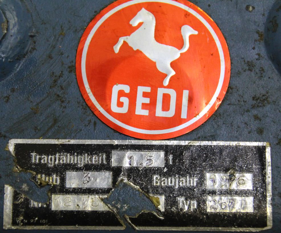 Kranfahrwerk von Gedi - 1500 kg – Bild 13