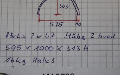 Spaltsiebkorb von Edelstahl - 595/1000/H313 mm – Bild 5