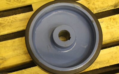 Alternative view of Schwerlastrolle von Vogel - Rad-Durchmesser 400 x 145 mm