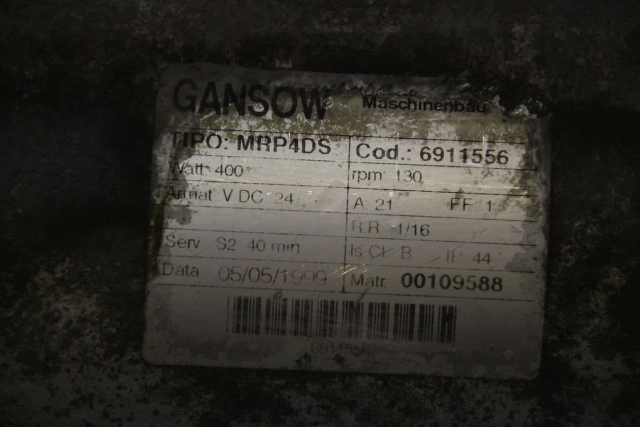 Getriebemotor 0,4 kW 130 U/min 24 Volt von Gansow IBC - MRP4DS – Bild 8