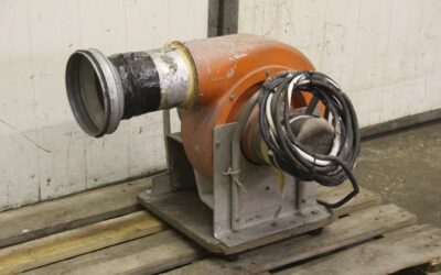 Alternative view of Staubabsauggebläse 0,37 kW von unbekannt - Anschluß 190 mm