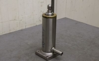 Hydraulikzylinder von OMG - Hub 110 mm Edelstahl – Bild 3