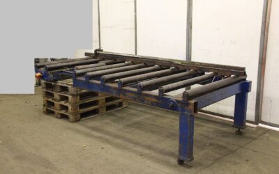 Rollenbahn mit Längenanschlag von unbekannt - Rollenbahn Länge 3000 mm