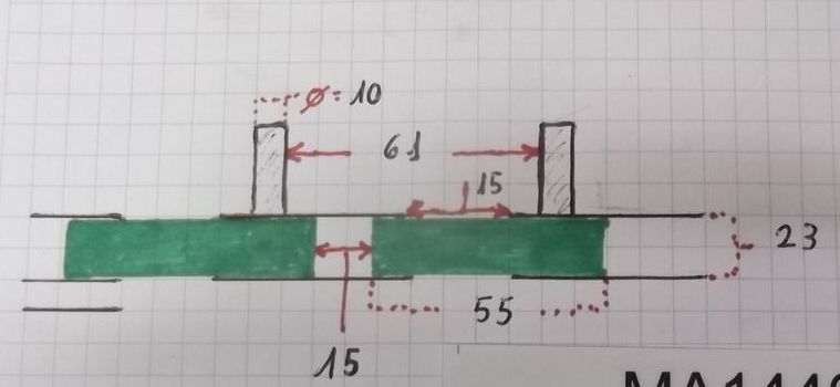 Vorschubkette 9,6 m von unbekannt - Teilung 35,5mm – Bild 4
