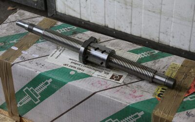 Kugelumlaufspindel mit Mutter von WARNER ELECTRIC - Gewindelänge 405