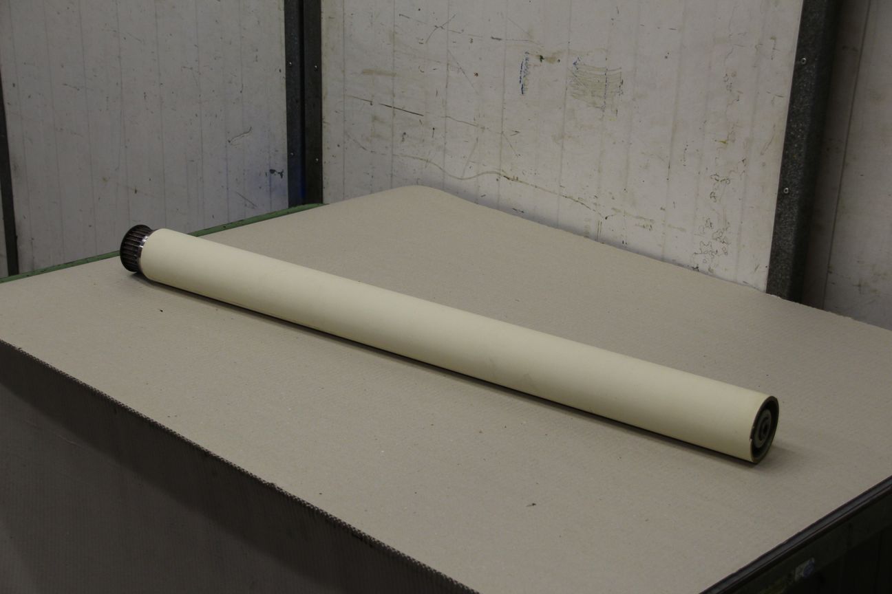 Förderbandrollen Transportrollen Kunststoff von unbekannt - Ø 85 x 1070 mm