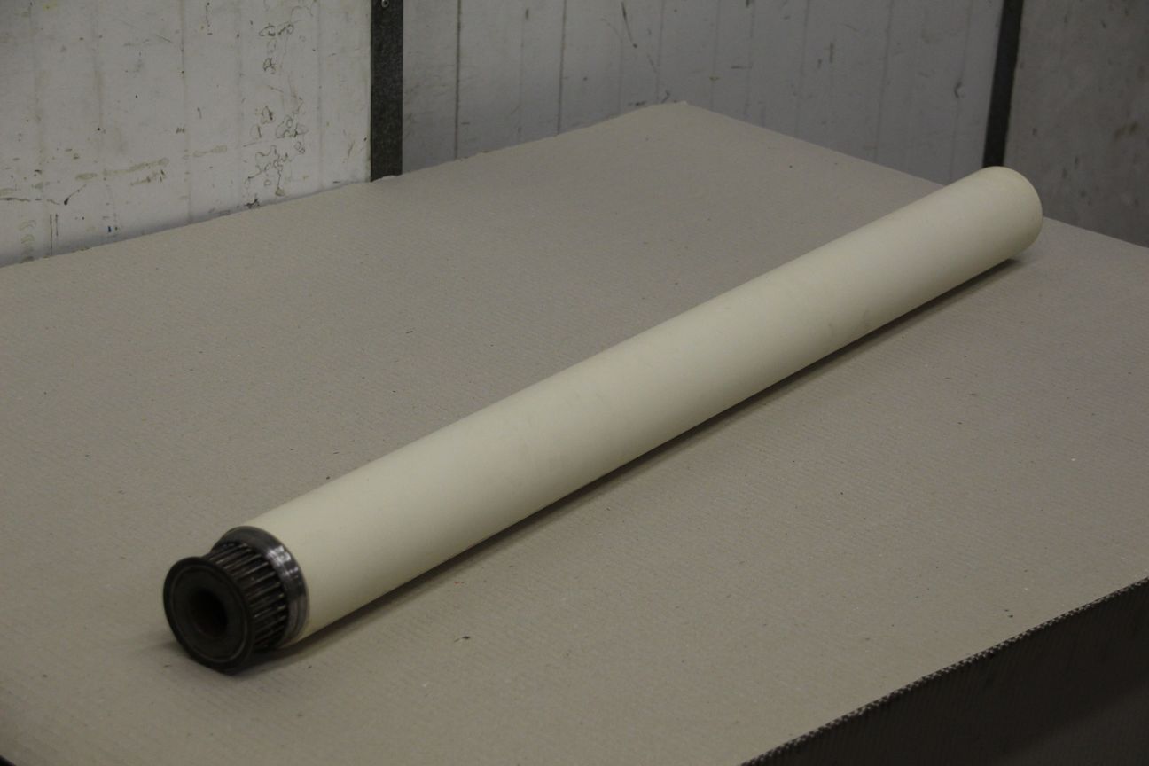 Förderbandrollen Transportrollen Kunststoff von unbekannt - Ø 85 x 1070 mm – Bild 2