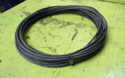 Kranseil Ø 7 mm 18 m von Stahl - Drallarm