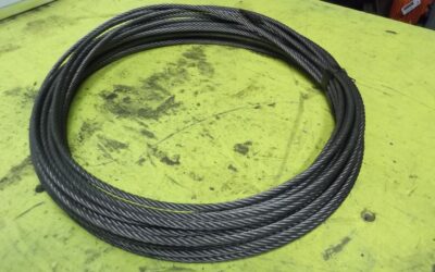 Alternative view of Kranseil Ø 7 mm 18 m von Stahl - Drallarm