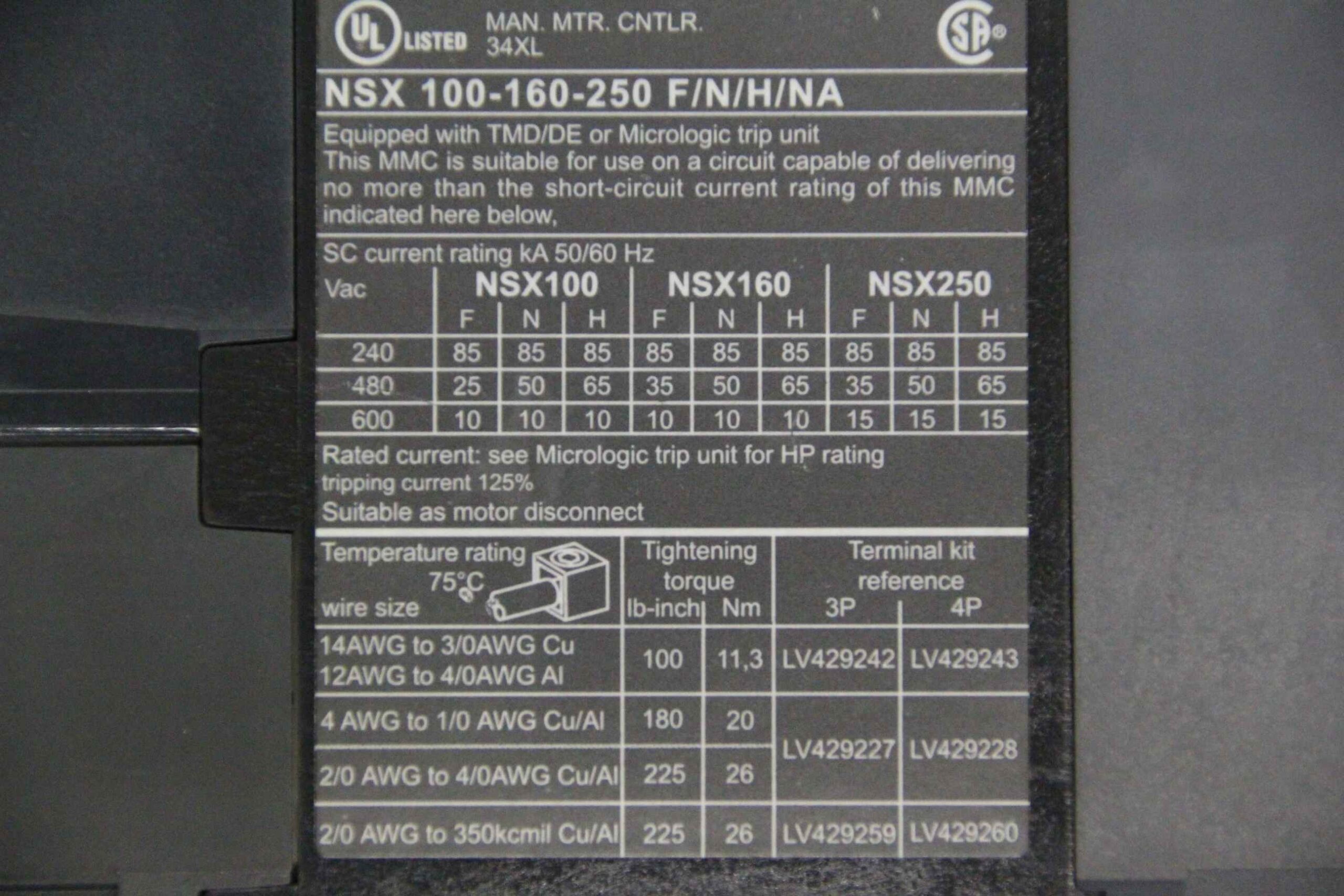 Leistungsschalter von Schneider Electric - NSX 250F – Bild 7