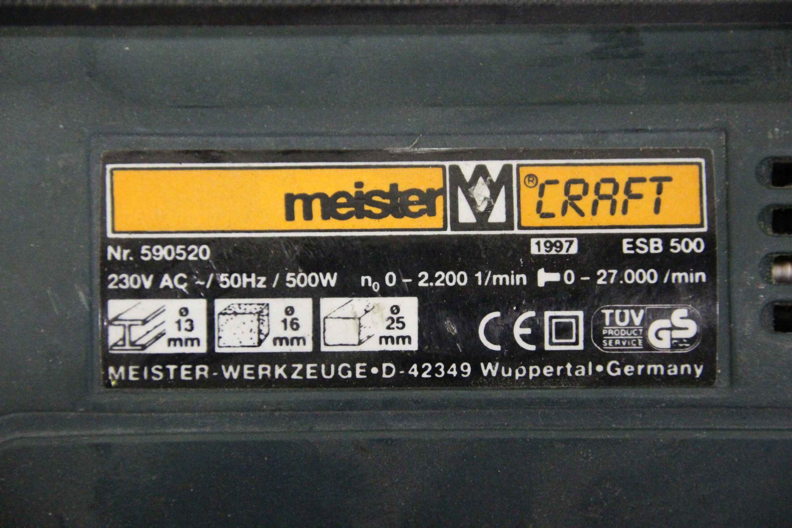 Bohrhammer von Meister Craft - ESB 500 – Bild 4