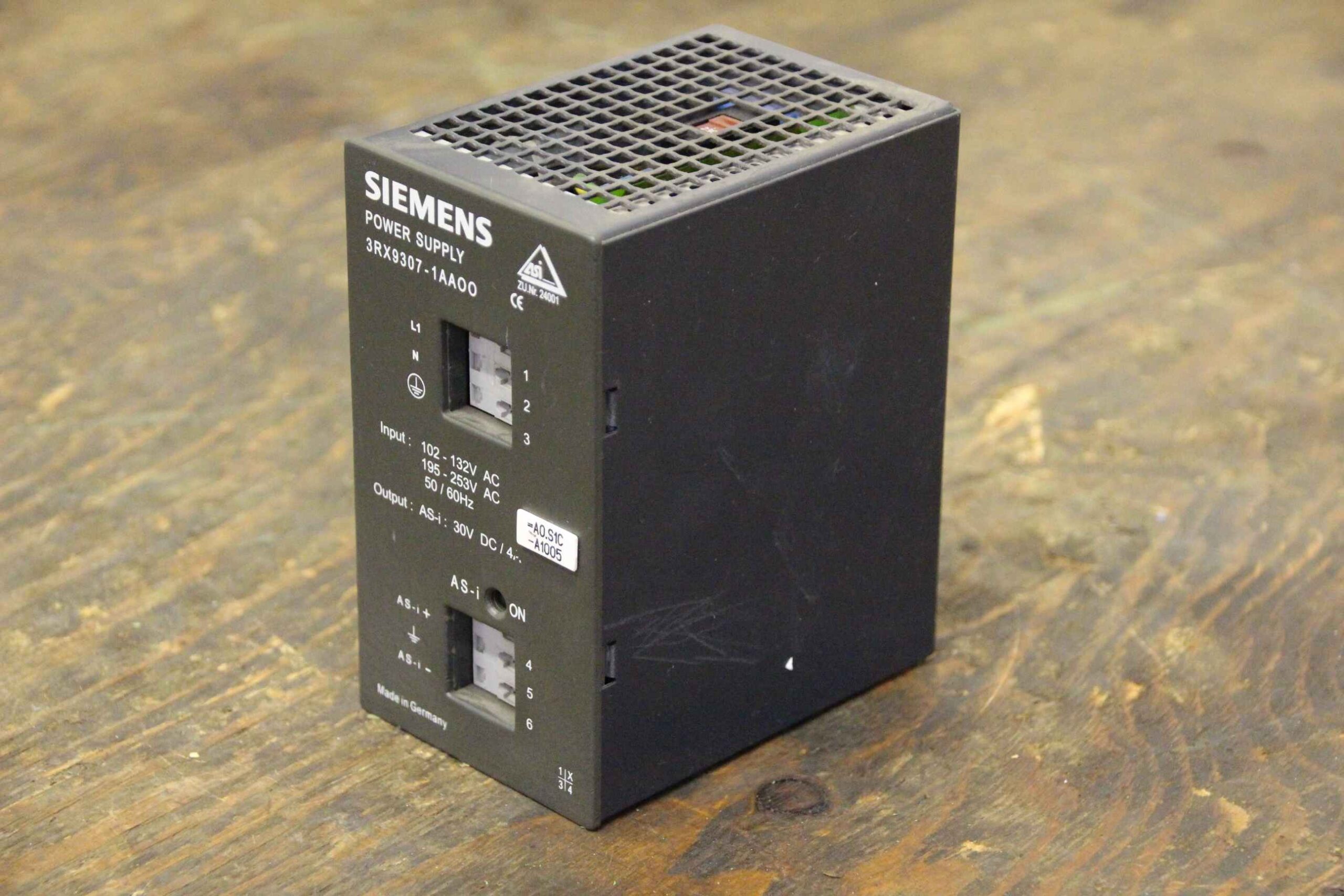 Stromversorgung, Netzteil von Siemens - 3RX9307-1AAOO