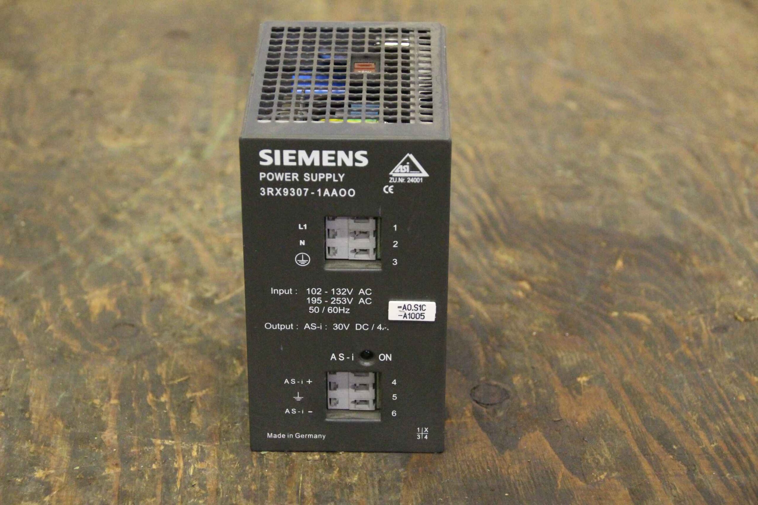 Stromversorgung, Netzteil von Siemens - 3RX9307-1AAOO – Bild 3