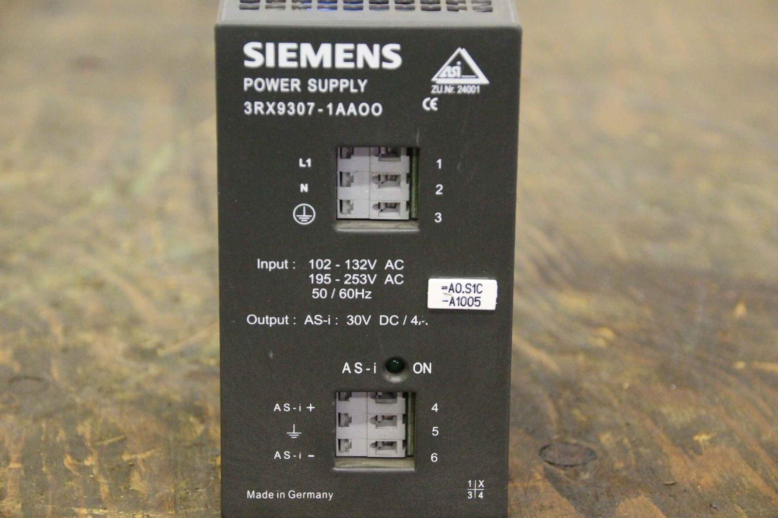 Stromversorgung, Netzteil von Siemens - 3RX9307-1AAOO – Bild 4