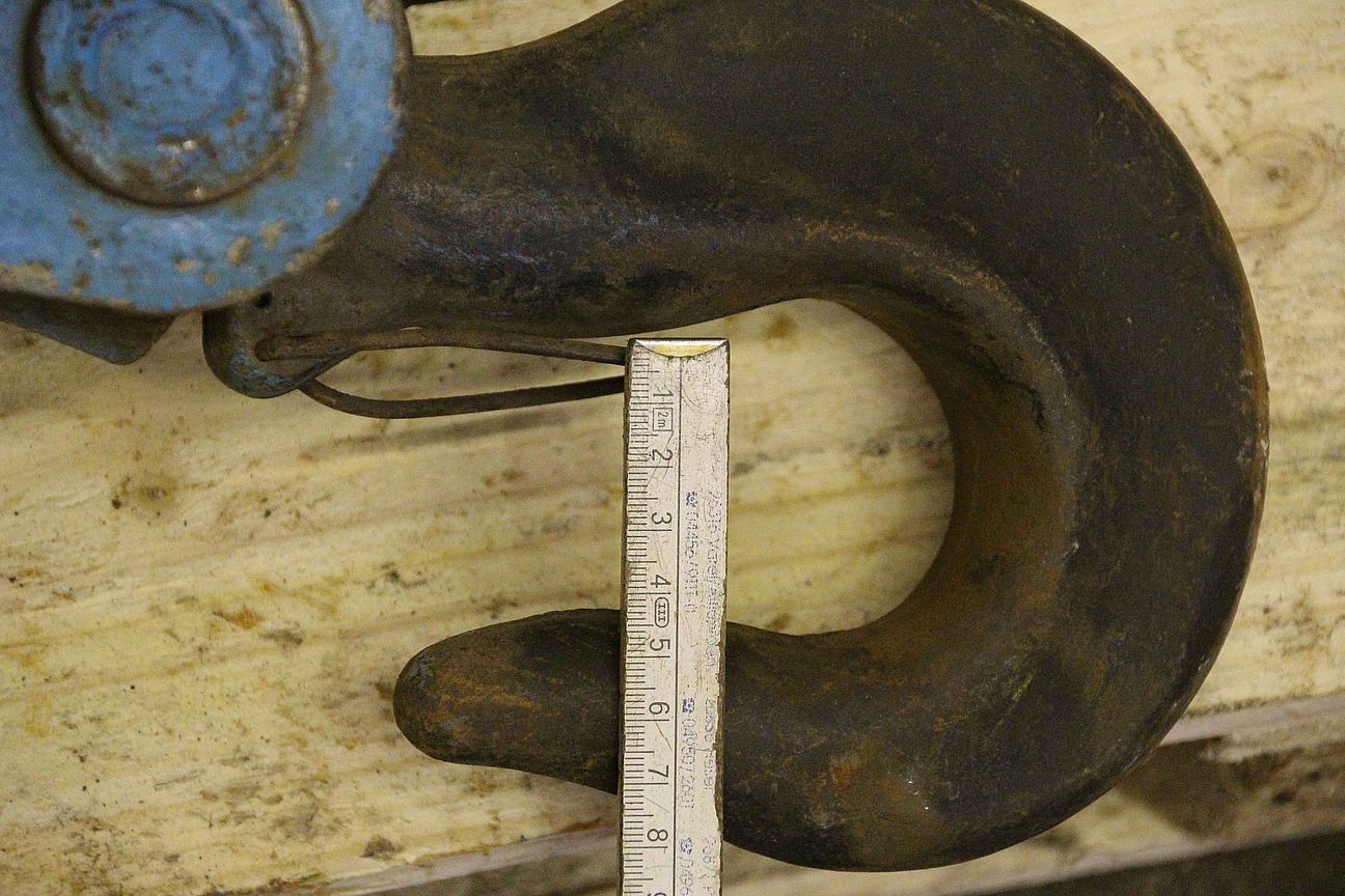 Hand-Kettenzug mit Fahrwerk 5000 kg von VEB - Kettenlänge 4,0 m – Bild 7