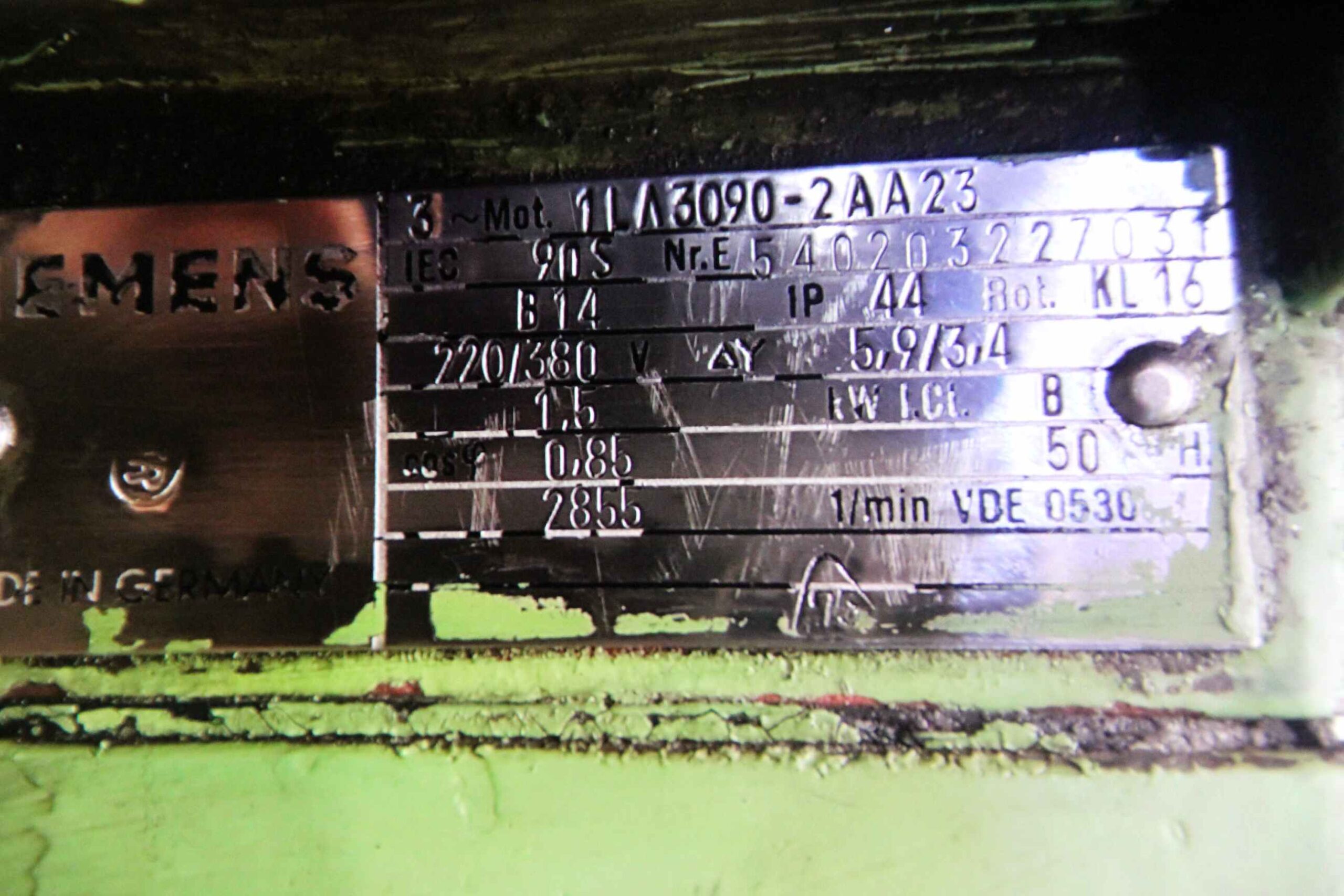 Hydraulikaggregat 1,5 kW 2855 U/min von Siemens - 1,5 kW 2855 U/min – Bild 4