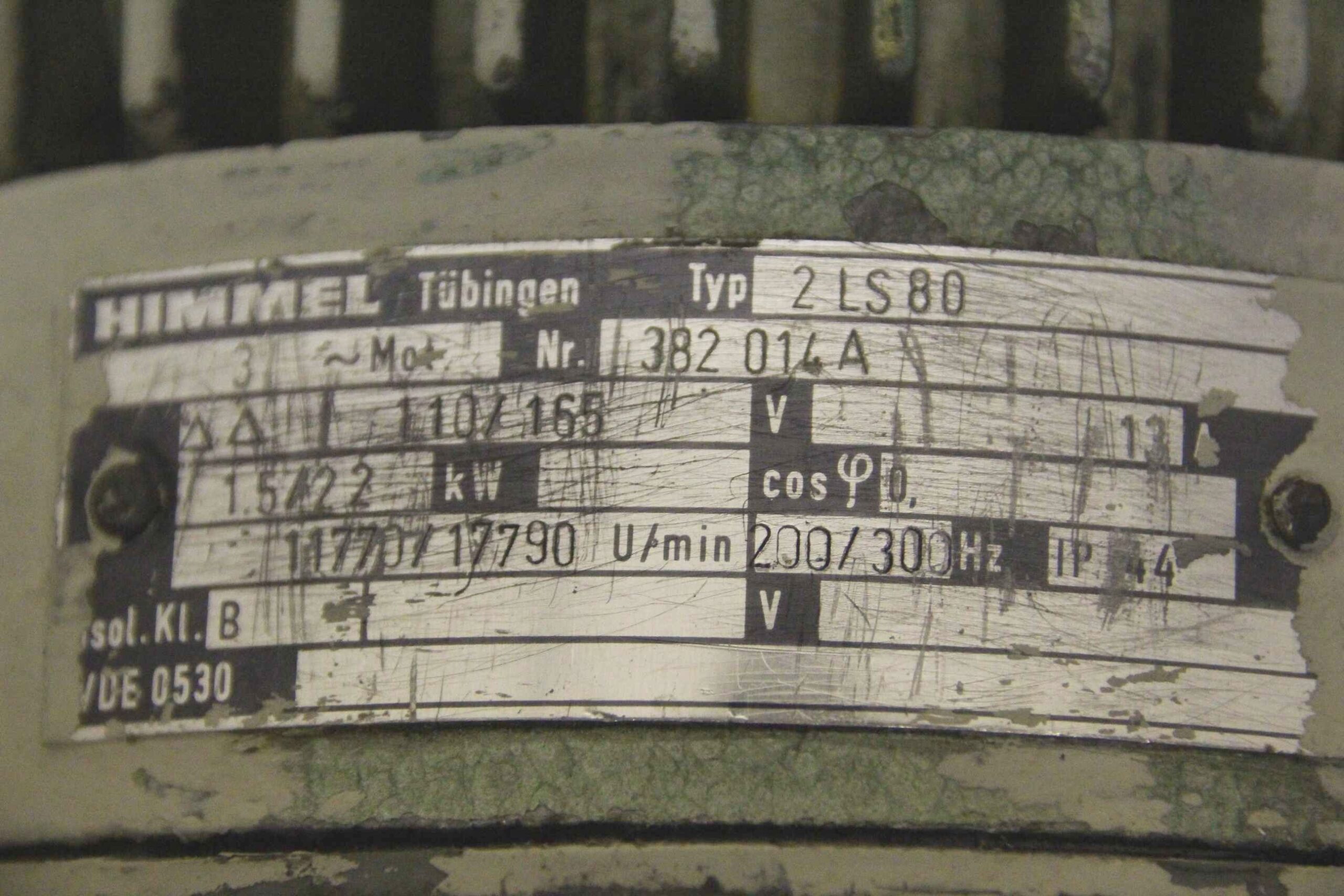 Fräsmotor für Kantenbearbeitungsmaschinen von Himmel - 2 LS 80 – Bild 4