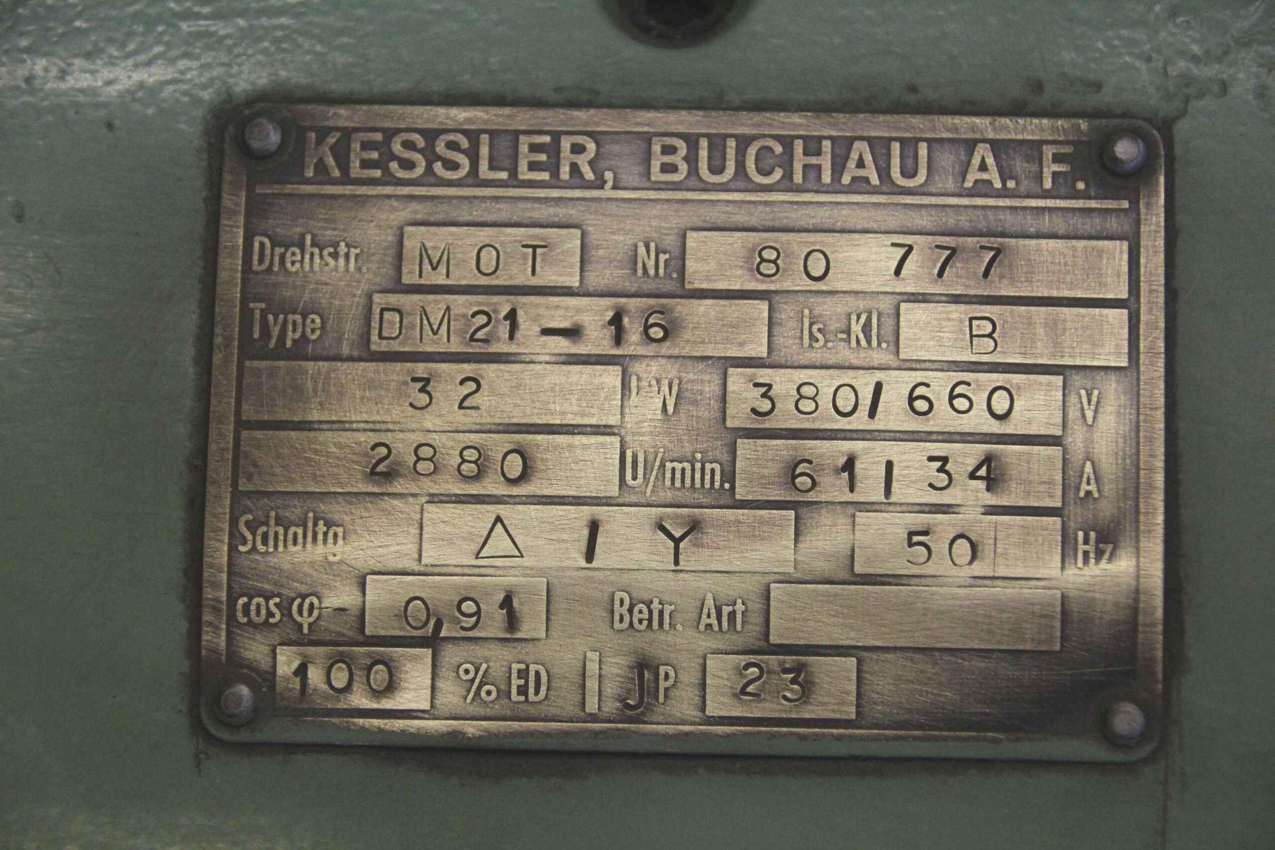 Gleichstromgenerator 32 kW 6/18 kW 8,2 kW von Kessler - DM21-16 G 50/42/1 G 44/14/2 – Bild 4