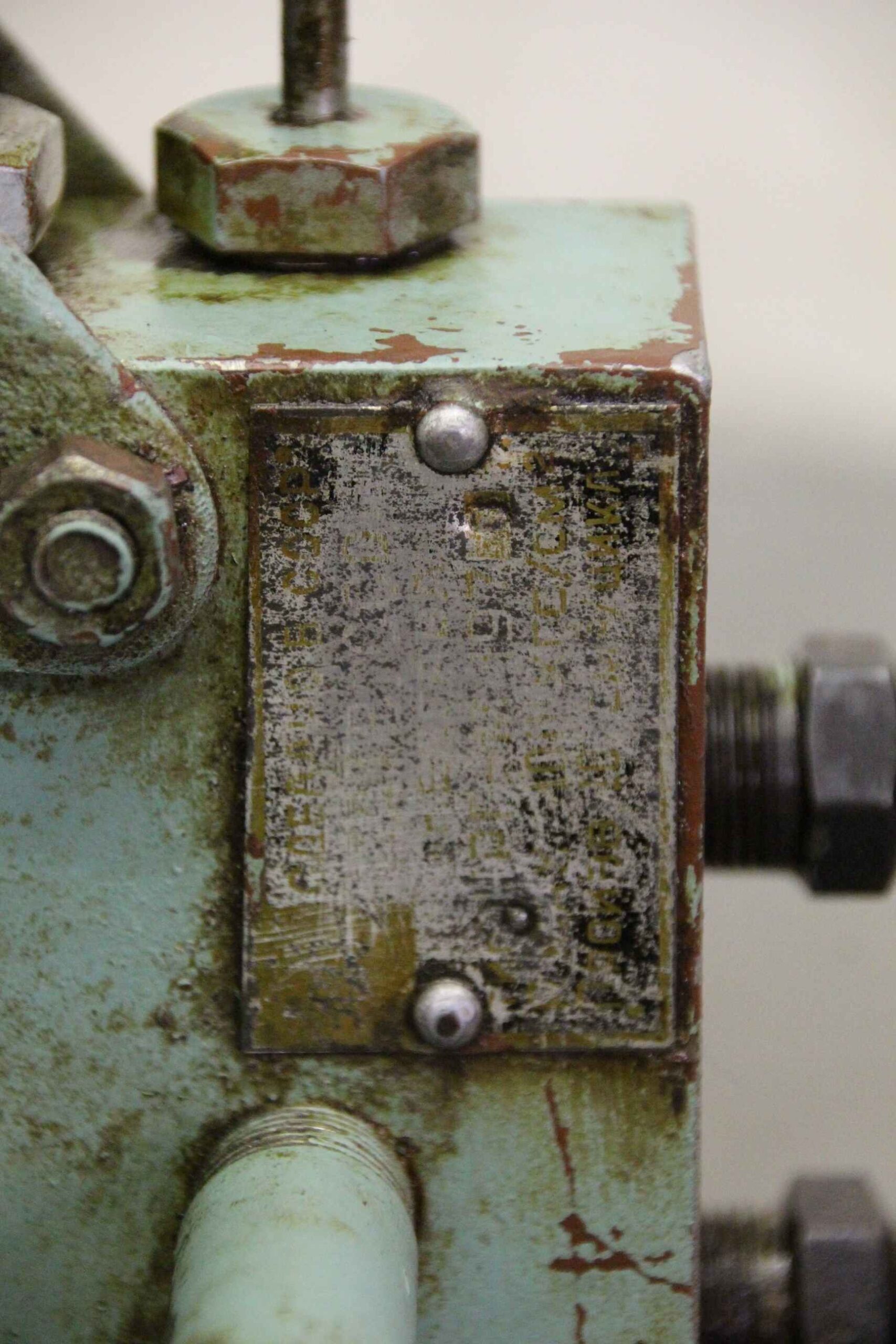 Zentralschmierung von Stankoimport - Handpumpe – Bild 4