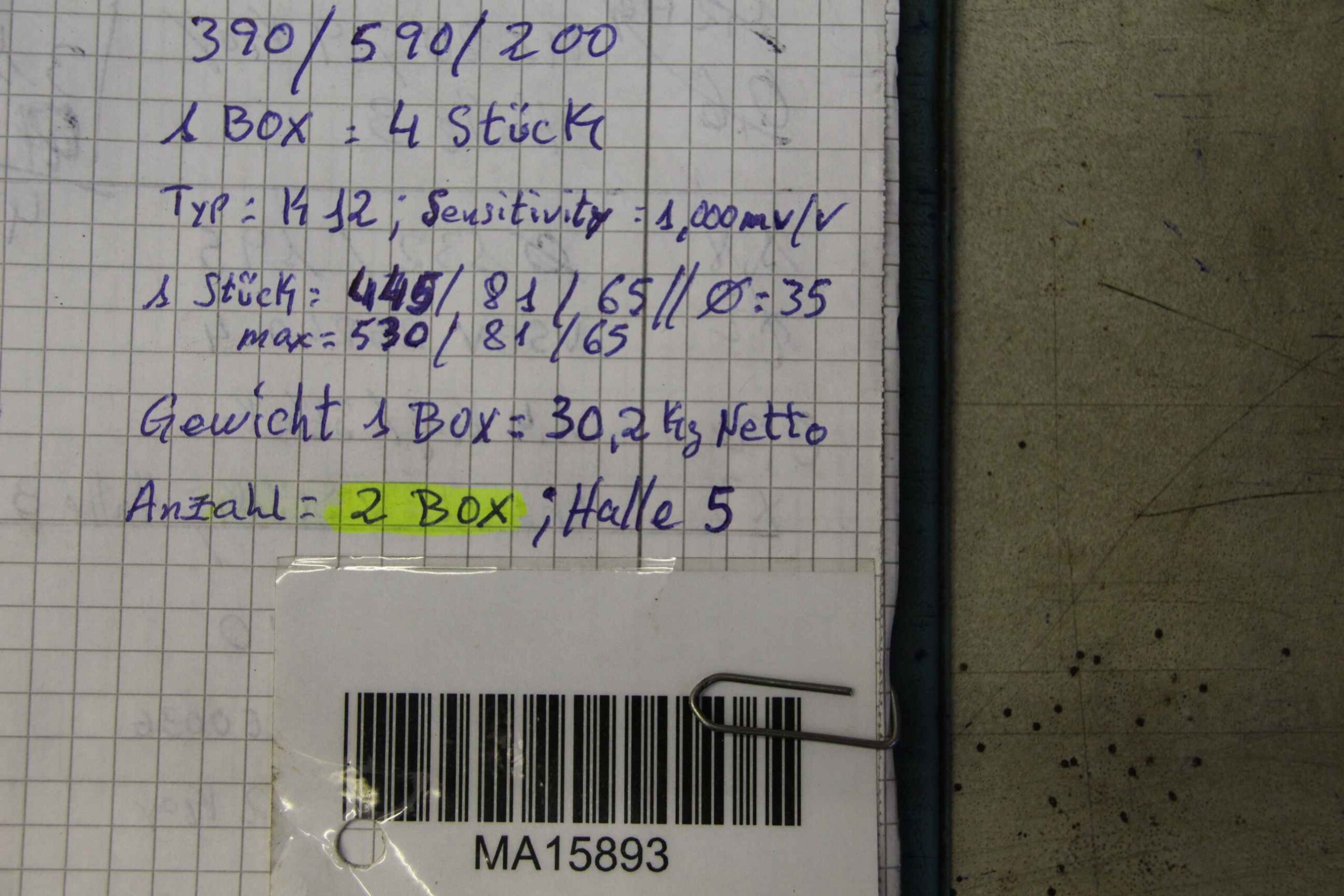 Kraftsensor mit Gelenklager 4 Stück von Lorenz - K-12 EF 35-20-501 – Bild 10