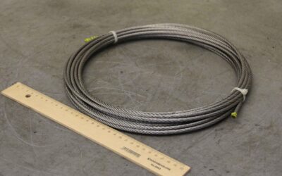 Kranseil Ø 5 mm 10 m von Stahl - Drallarm