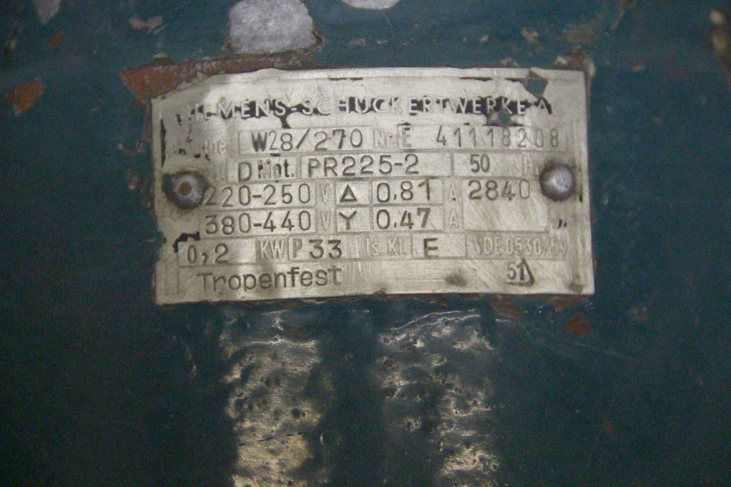 Kühlwasserpumpe von Siemens-Schuckert - W28/270 – Bild 4