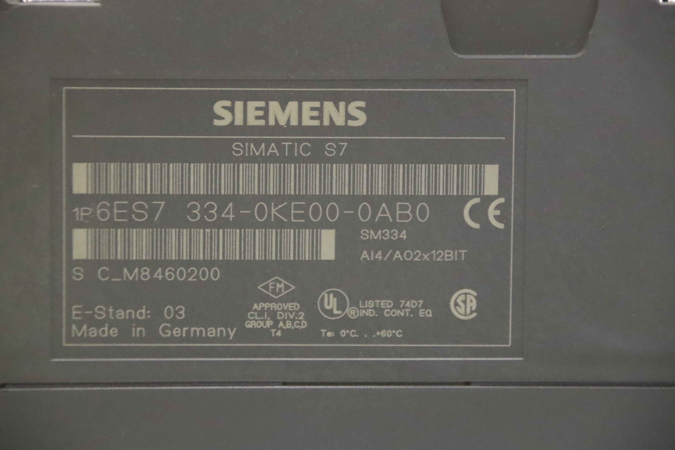Analogbaugruppe von Siemens - 6ES7 334-OKEOO-OABO – Bild 4