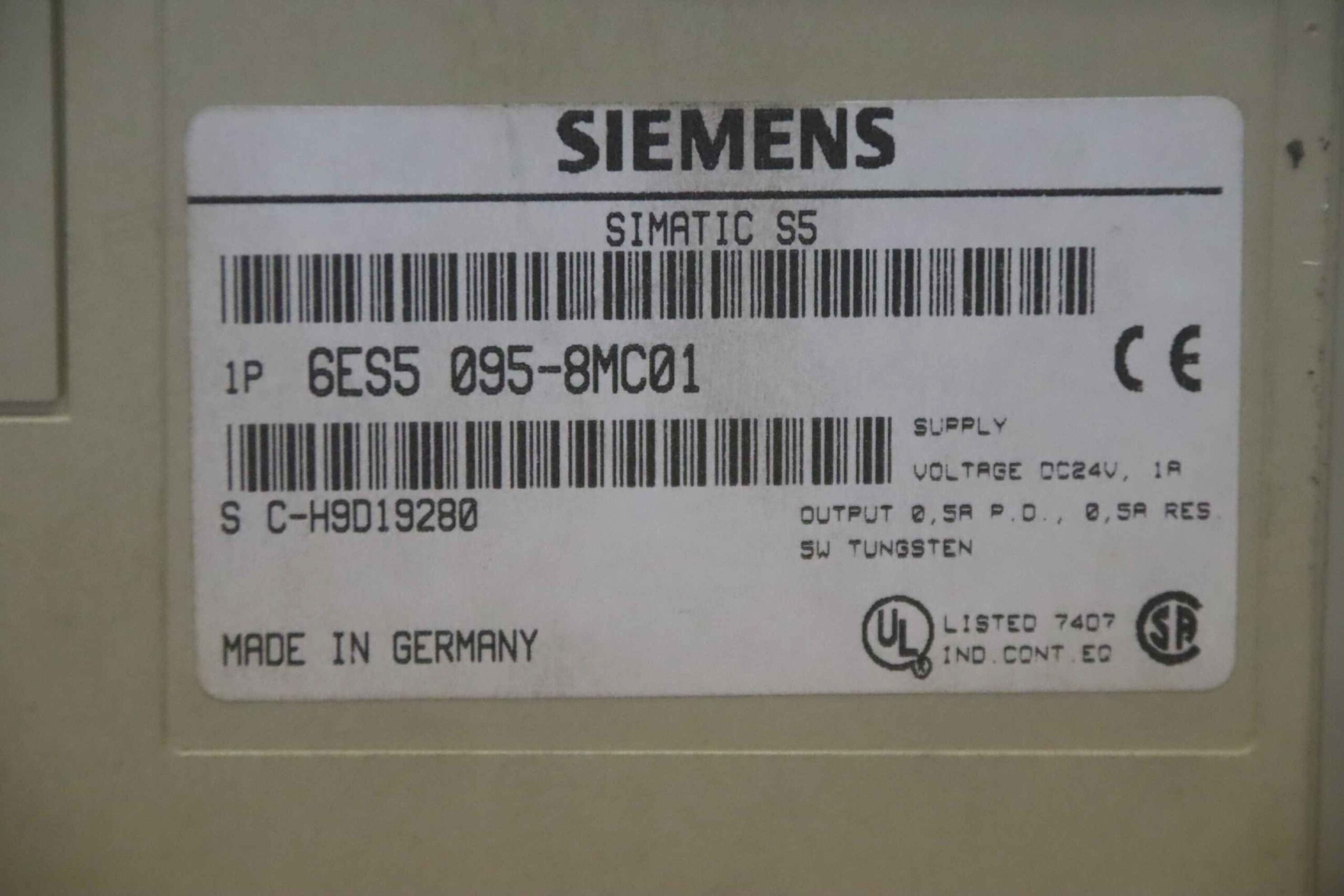Kompaktgerät von Siemens - 6ES5 095-8MC01 Simatic S5 – Bild 4