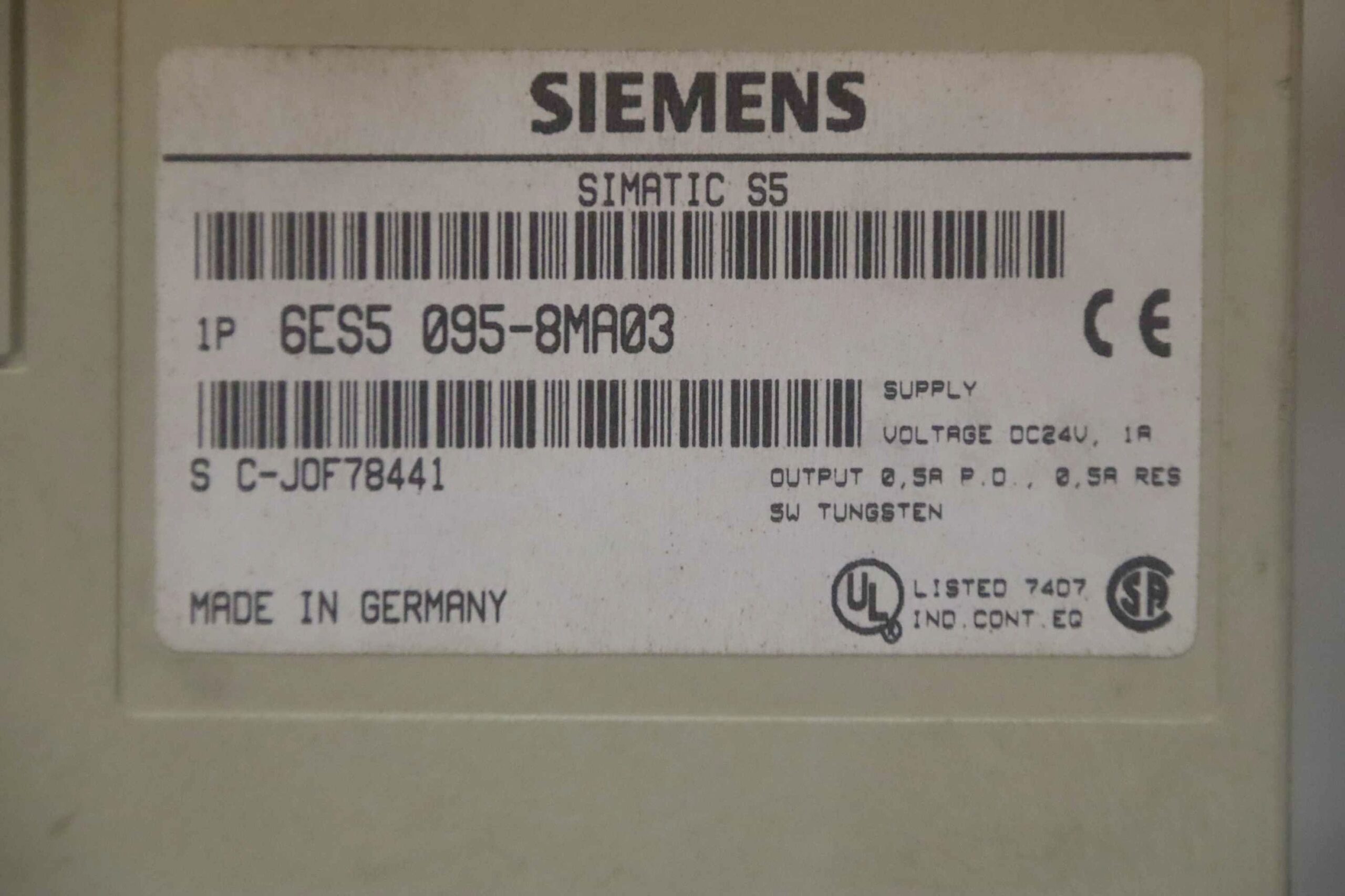 Kompaktgerät von Siemens - 6ES5 095-8MA03 Simatic S5 – Bild 4