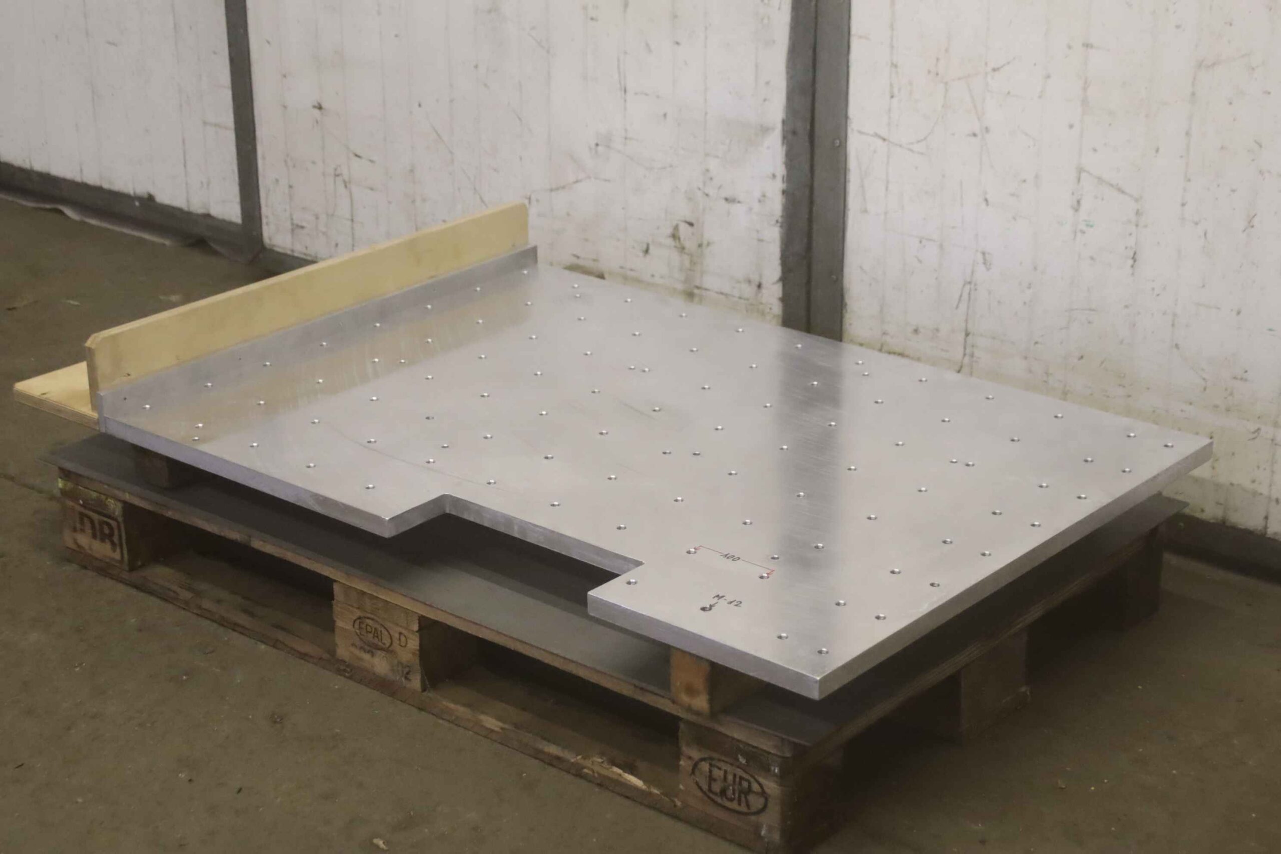 Aufspannplatte von Alu - 1290/800/H120 mm